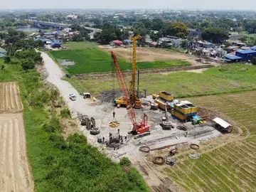 Foundation work for Hermosa-San José transmission line by Bauer Spezialtiefbau