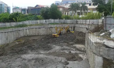 Bauer Philippines was commissioned with the construction of the excavation pit for the building