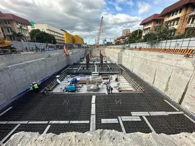 Camp aguinaldo station project of Bauer Foundations Philippines