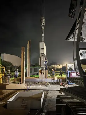 Field trials at valenzuela depot of Bauer Foundations Philippines